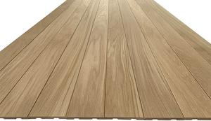 Revêtement mural en bois massif naturel en bois de chêne pour revêtement de panneau mural extérieur Revêtement mural extérieur en bois de chêne - Product Image 2