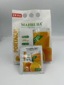 MAHBUBA Boisson instantanée en poudre saveur orange de haute qualité, 24 sachets de 11,2 g, vitamines, certifiée HALAL, emballage en boîte, 1,5 L - Product Image 5
