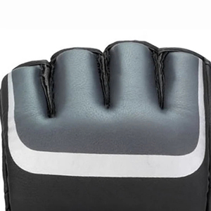 Vente directe usine – Gants de boxe MMA ajustables en cuir personnalisés, demi-doigts, pour arts martiaux mixtes - Product Image 5