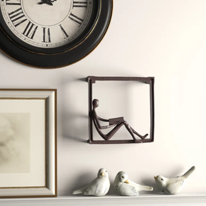 Mots inspirants décoration murale en métal intérieur extérieur tenture hôtel restaurant maison salon chambre arts décoratifs 2025 - Product Image 5