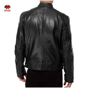 Chaqueta de cuero ligera para hombre, ropa informal de invierno de talla grande, chaqueta de cuero de invierno personalizada para hombre - Product Image 5