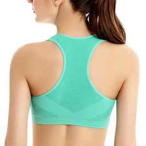 Nouveau soutien-gorge de sport léger pour femme, sur mesure, avec logo personnalisé sur le devant, respirant, pour la gym, le yoga et les vêtements de sport - Product Image 5