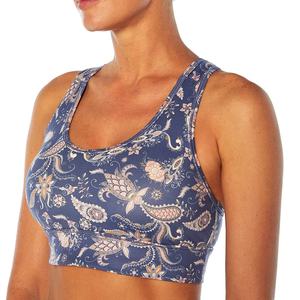 Sujetador deportivo elástico para mujer de buena calidad, Sujetador deportivo de sublimación de secado rápido suave transpirable multicolor a precio razonable - Product Image 6