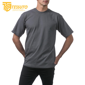 เสื้อยืดโอเวอร์ไซส์ผ้าฝ้ายหนักทุกเพศสำหรับผู้ชายเสื้อถักแบบลำลอง220กรัมใส่ได้ทั้ง2025ฤดูร้อน - Product Image 6