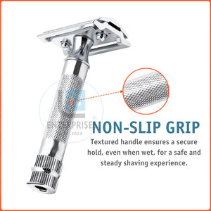 มีดโกนสเตนเลสปลอดภัยใช้ซ้ำได้ - Product Image 4