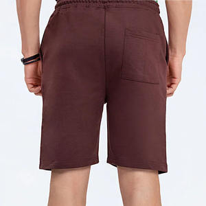 Compre pantalones cortos de verano de alta calidad para hombre, pantalones cortos transpirables de algodón a media cintura con cierre de cordón, pantalones cortos de patrón sólido 2026 - Product Image 4