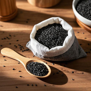 Graines de sésame noir biologiques naturelles de qualité supérieure pour un mode de vie sain, ingrédients pour la pâtisserie et la cuisine, emballage personnalisé - Product Image 4