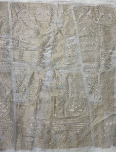 "Telas Lehenga lisas tejidas transpirables para niñas para la temporada de Bodas" - Product Image 2