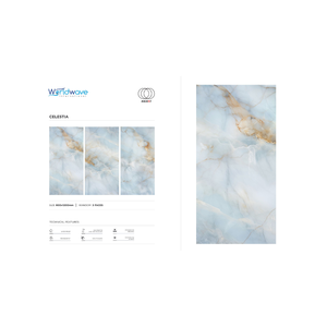 Azulejos de porcelana con tecnología de superficie de evolución de lujo GVT PGVT 600x1200mm Impresionante acabado brillante Hoteles Villas y oficinas en el extranjero - Product Image 1