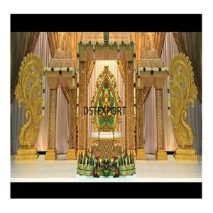 Srilankan <b>Wedding</b> Crystal Manavarai Mandap <b>Wedding</b> Fiber Crystal Manavarai Mandapam FIJI Modern Crystal Fiber <b>Wedding</b> Mandap USA - Product Image 1