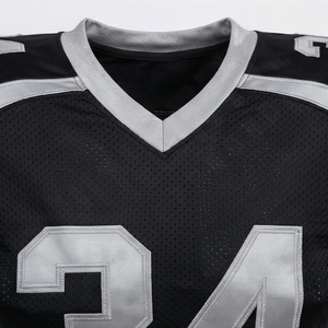 Uniforme de Fútbol Americano Personalizado de Alta Calidad, Uniforme de Equipo de Club de Entrenamiento Transpirable, Ropa Deportiva de Manga Corta para Equipos - Product Image 4