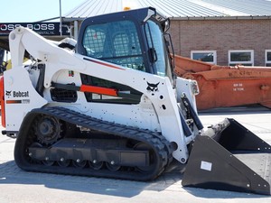 Chargeuse compacte sur chenilles Bobcat T770 de qualité supérieure, machine de construction hydraulique, moteur diesel, d'occasion - Product Image 1