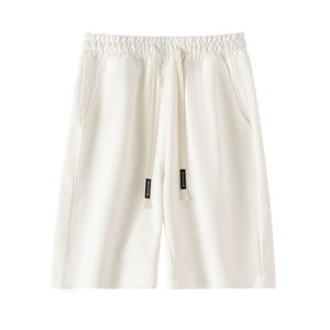 Pantalones cortos de chándal de algodón para hombre personalizados al por mayor con bolsillos, pantalones cortos informales de gran tamaño para correr, pantalones cortos para hombre - Product Image 2
