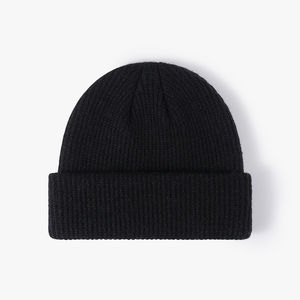 Pure Quality Casual Wear Precio barato Beanie Cap Superventas Cálido de punto Sólido Personalizado Color Hombres Beanie Cap - Product Image 6