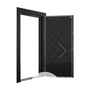 ABSDOOR BELLA Portes de sécurité manuelles modernes en PVC, acier et MDF finis, fabriquées en Turquie pour une utilisation intérieure dans les appartements, les villas, les hôtels, PORTE EN ACIER - Product Image 1