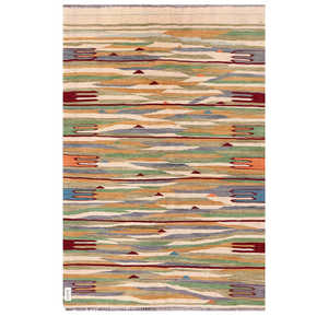 Alfombra Kilim de Maimana, Afganistán, 175 x 119 cm, Alfombras y Juegos de Alfombras Tradicionales Tejidas a Mano - Product Image 1