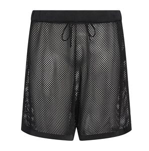 Wholesale Factory Custom Breathable Quick Dry Polyester <b>Black</b> Mesh <b>Shorts</b> <b>Men</b> Loose Fit Beach <b>Shorts</b> - Product Image 1