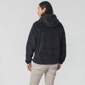 Sweat à capuche en polaire Sherpa de haute qualité avec fermeture à glissière-Veste pull ultra douce et chaude-Parfait pour l'hiver - Product Image 3