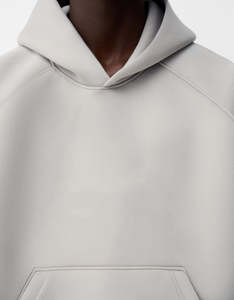 Sweat à capuche surdimensionné à fermeture éclair pour homme, en polaire polyester/coton de haute qualité, imprimé numériquement, respirant, écologique, pour l'automne - Product Image 4