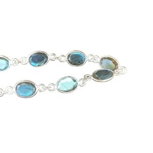 Bracelet femme Labradorite naturelle pierres précieuses fiançailles bohème noël mariage bijoux faits à la main Bracelet en argent Sterling 925 - Product Image 3