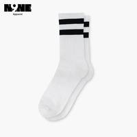 Chaussettes de sport pour hommes, motif dessin animé, tricotées, anti-odeur, en Spandex/Polyester, collection automne