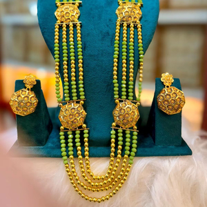 ชุดเครื่องประดับวินเทจชุบทอง24K สร้อยคอและต่างหูทองแดง18K พร้อมลายดอกไม้เพทายเครื่องประดับแฟชั่นจากสหรัฐอเมริกา - Product Image 1