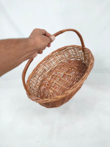 For Picnics! Storage <b>Basket</b> for Carrying Dried Goods Napkins Plates Flatware-for Sundries Fruits Snacks - Product Image 5