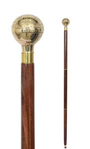 Bastón de madera duradero con agarre de metal Factory Outlet Artesanía hecha a mano - Product Image 2