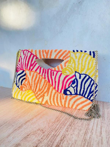 NUEVO Y DE MODA: BOLSO DE MANO Y DE NOCHE CON MARCO, DECORADO CON Cuentas - Product Image 2