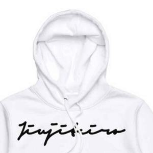 Sudadera con capucha Core Signature blanca para hombre, mezcla de algodón y poliéster pesado, ajuste regular, aislada y cómoda para uso diario - Product Image 6