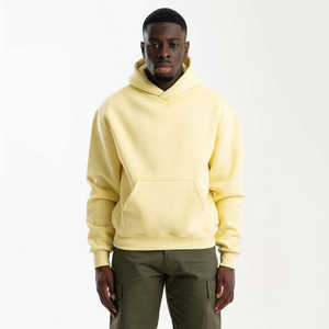 OEM Heavyweight 500 gramos 100% algodón Unisex Casual pulóver Sudadera con capucha suelta capucha de alta calidad estampado sudadera para otoño - Product Image 5