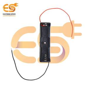 Accessoires de batterie électronique 18650 3.7V Spices Pack de 10 boîtiers en plastique avec fil 1X3.7V = 3.7Volt - Product Image 1