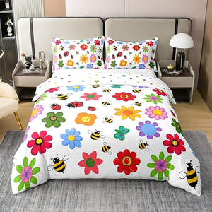 Juego de cama de lujo con logotipo personalizado de suministro a granel, sábanas suaves de algodón puro y edredón para un sueño cómodo - Product Image 5
