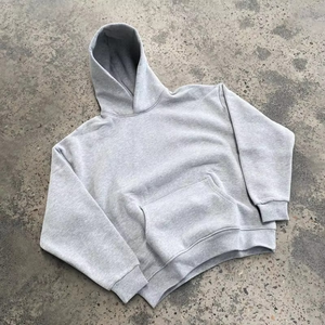 Sun Faded Custom Streetwear Pantalones de chándal Zip up Washed Hoodie Blank Acid Wash Hoodies Set Custom Chándal Set - Product Image 3