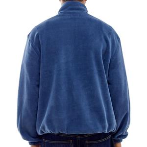 Washed Blue <b>Zip</b> up Crew Neck Unisex Luxury Quality 100Cotton Fleece Heavyweight Thermal Comfortable Stylish Men's <b>Zip</b> <b>Shirts</b> - Product Image 6