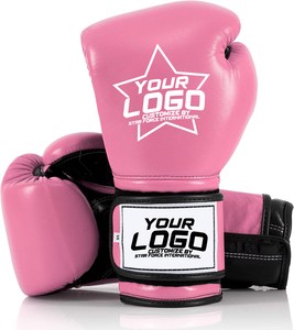 Venta al por mayor de guantes de boxeo con logotipo personalizado MMA para soporte de muñeca con velcro, velcro, material de cuero impermeable para entrenamiento Sanda - Product Image 4