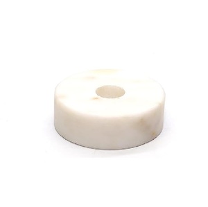 Natural Stone Latest Accent Piece Elegant Decorative Home Decor White <b>Marble</b> Small <b>Candle</b> <b>Holder</b> - Product Image 1
