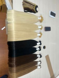 Wholesale 1g U Flat I Tip Keratin Human Hair Extensions Double Drawn Raw Cuticle Remy Hair Russian Style Loose Deep Wave - Product Image 6