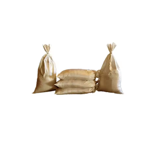 Bolsa tejida de PP marrón hecha en Vietnam, 50kg de capacidad, impresión flexográfica, producto de plástico para arroz y maíz - Product Image 5