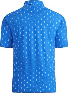 Camiseta de Golf para Hombre, Absorbe la Humedad, Secado Rápido, Estampada, Polo de Alto Rendimiento - Product Image 6
