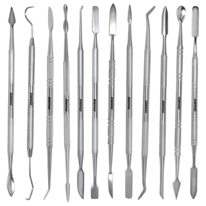 Juego de herramientas de tallado de cera Dental de acero inoxidable, 10 Uds., espátula Dental quirúrgica, Kit de blanqueamiento de dientes - Product Image 3