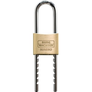 BURG-WCHTER Cylinder <b>Padlock</b> with 50mm Brass Shackle Pack Size 3 - Product Image 1