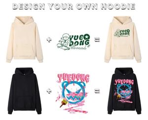 Venta al por mayor de diseño de impresión personalizada Regular Fit 100% algodón ropa de calle de invierno Sudadera con capucha con bolsillo 2 uds - Product Image 4