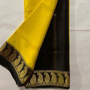 ส่าหรีผ้าไหมที่สวยงามด้วยชายแดนจาริที่สวยงาม - Product Image 3