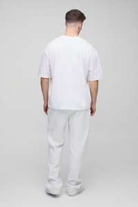 Camiseta 100% de algodón pesado para hombre, camiseta Boxy Fit Drop Shoulder, antiarrugas, secado rápido, diseño personalizado, gran tamaño, alta calidad - Product Image 2