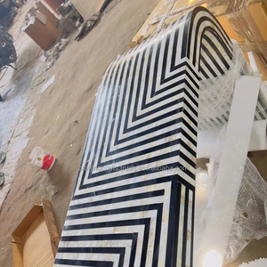 Muebles de Salón Modernos Hechos a Mano en India, Incrustaciones de Hueso, Pintura con Patrón Animal, Estilo Ángel, Material de Resina, Artesanía - Product Image 1