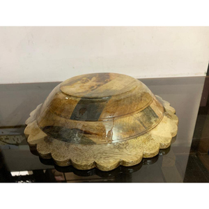 Fruits Snacks Bol Maison Vaisselle Dessert Alimentaire Serverware Bol Forme et Taille Personnalisées Bambou Bois Ustensiles De Cuisine Bol - Product Image 3