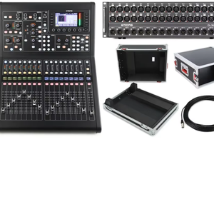 Console de mixage numérique authentique Sales Quality Mids M32R avec boîtier de scène DL32 et accessoires - Product Image 1