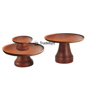 Base para Pastel Rectangular de Madera, Duradera, de Primera Calidad, Hecha a Mano, Ecológica, para Panadería, Eventos, Catering, Decoración de Mesa de Postres, Tradebyd - Product Image 4