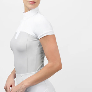 Camisas Ecuestres de Nuevo Diseño para Mujer, Camisa de Manga Corta para Exhibición Ecuestre, Venta al por Mayor de Fábrica, Camisa de Equitación para Mujer - Product Image 5